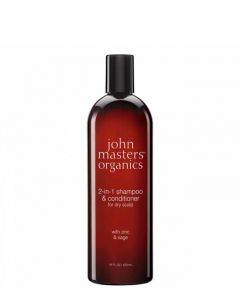 John Masters Organics Zinc & Sage Shampoo with Conditioner, 473 ml. 