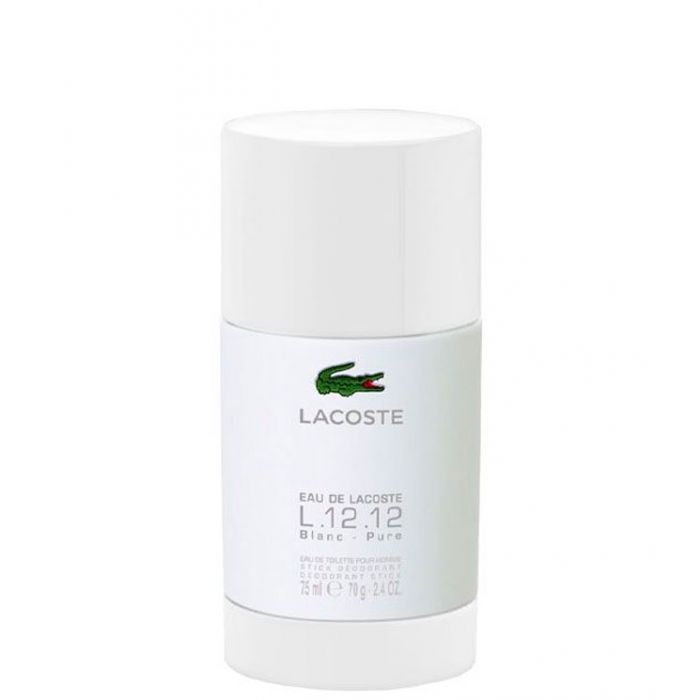Forsømme Mesterskab Bebrejde Lacoste L 12.12 Eau De Blanc Pure White For Men Deodorant stick, 75 ml.