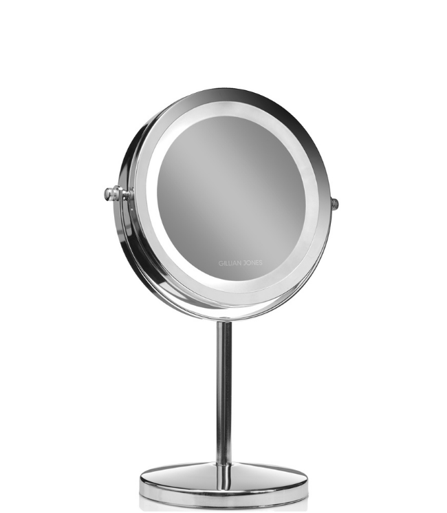Gillian Jones Bordspejl med LED x10 - Sølv