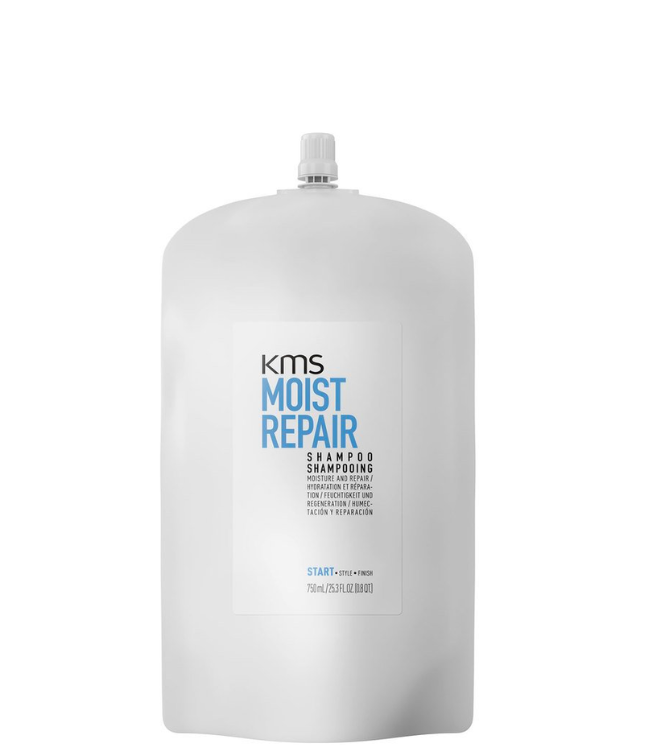 KMS California Moist Repair Shampoo Pouches, 750ml.