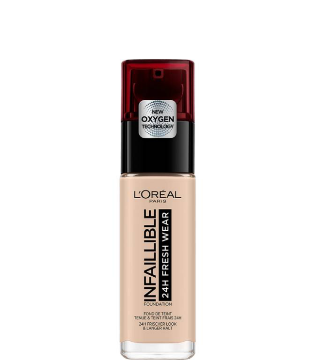 L'Oréal Paris Infaillible 24H Fresh Wear Liquid Foundation #15 Porcelaine, 30 ml.